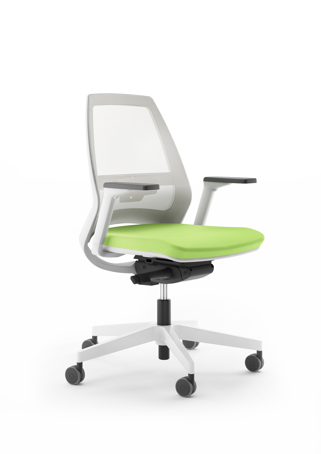 Kancelářská židle 1890 SYN Infinity NET WHITE  - Sv.zelená