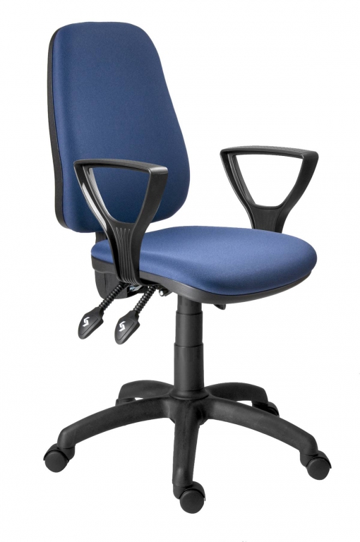 Kancelářská židle 1140 ASYN  - Tm.modrá
