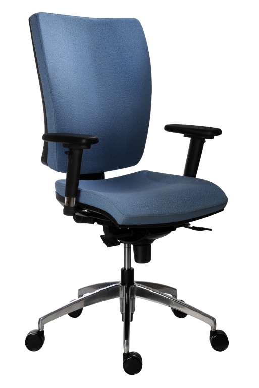 Kancelářská židle 1580 SYN Gala ALU  - Tm.modrá