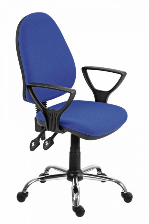 Kancelářská židle Panther ASYN C  - koženka oranžová