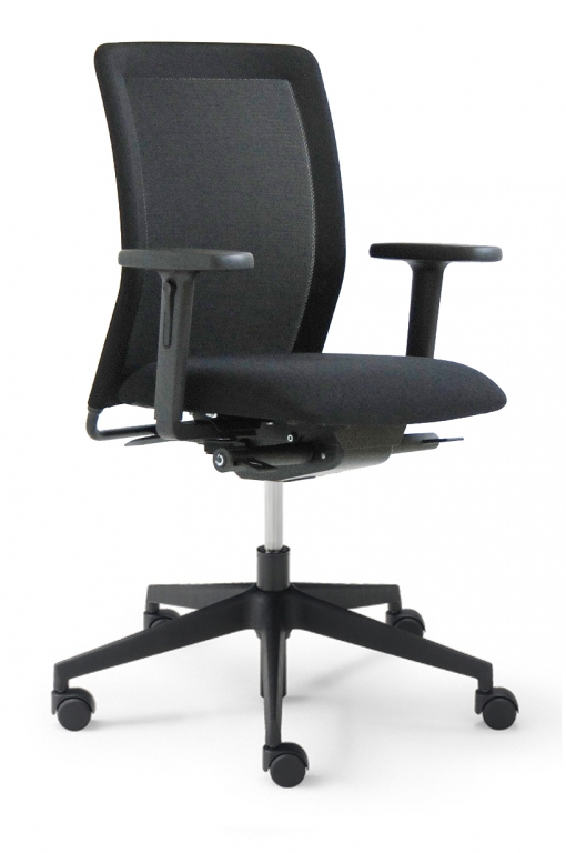 Kancelářská židle Paro_plus net 5212-103  - Tm.modrá
