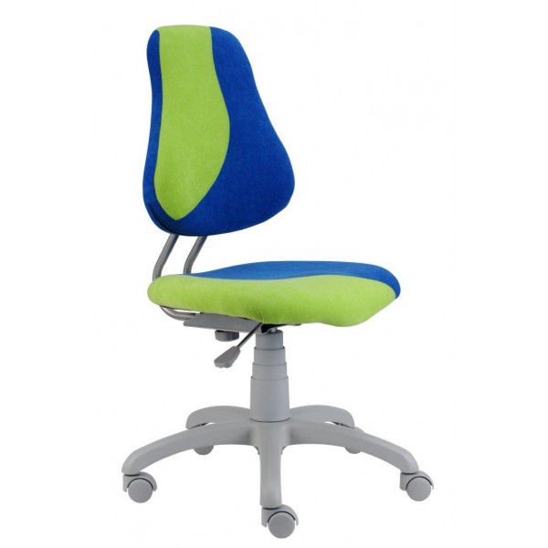 Rostoucí židle FUXO S-LINE  - Šedo-světle modrá
