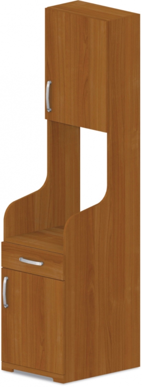 Skříňka pro vestavnou lednici 60x62(25)x75(205)cm - Javor