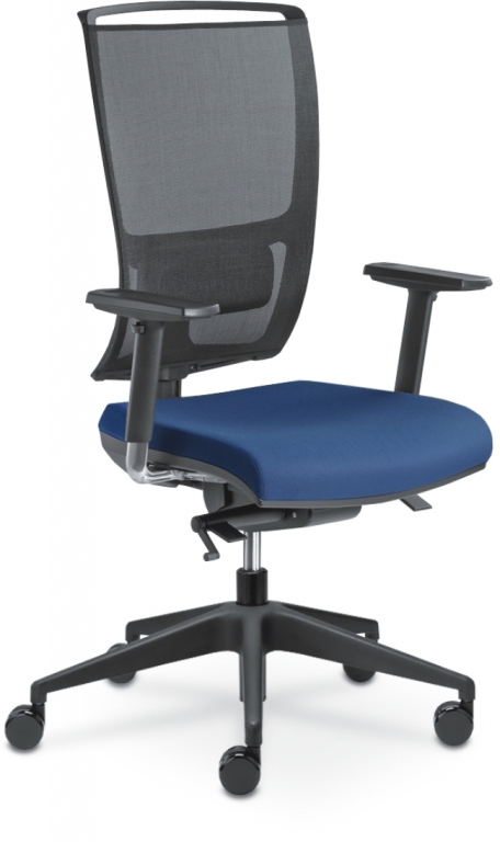 Kancelářšká židle Lyra Net 200-SYS  - Sv.modrá