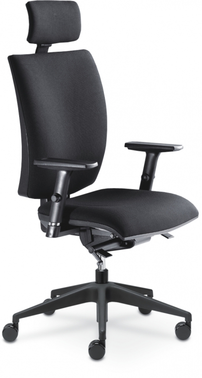 Kancelářšká židle Lyra 237-SYS  - Tm.modrá