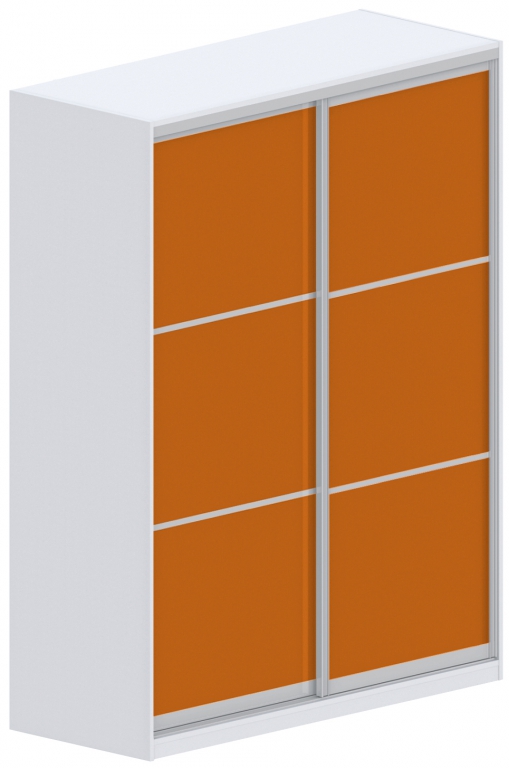 Šatní skříň s posuvnými dveřmi 160x62x205cm - Orange