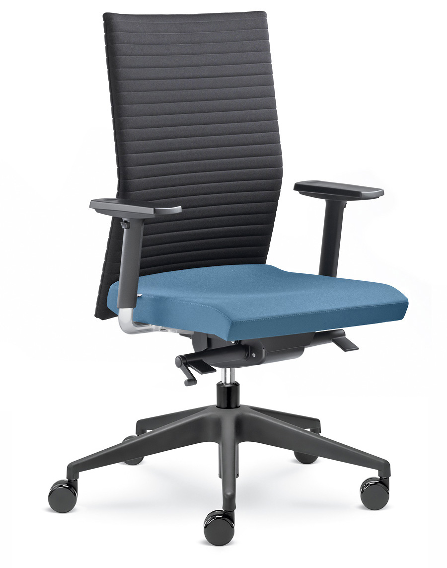 Kancelářská židle Element 430-SYS  - černá/modrá
