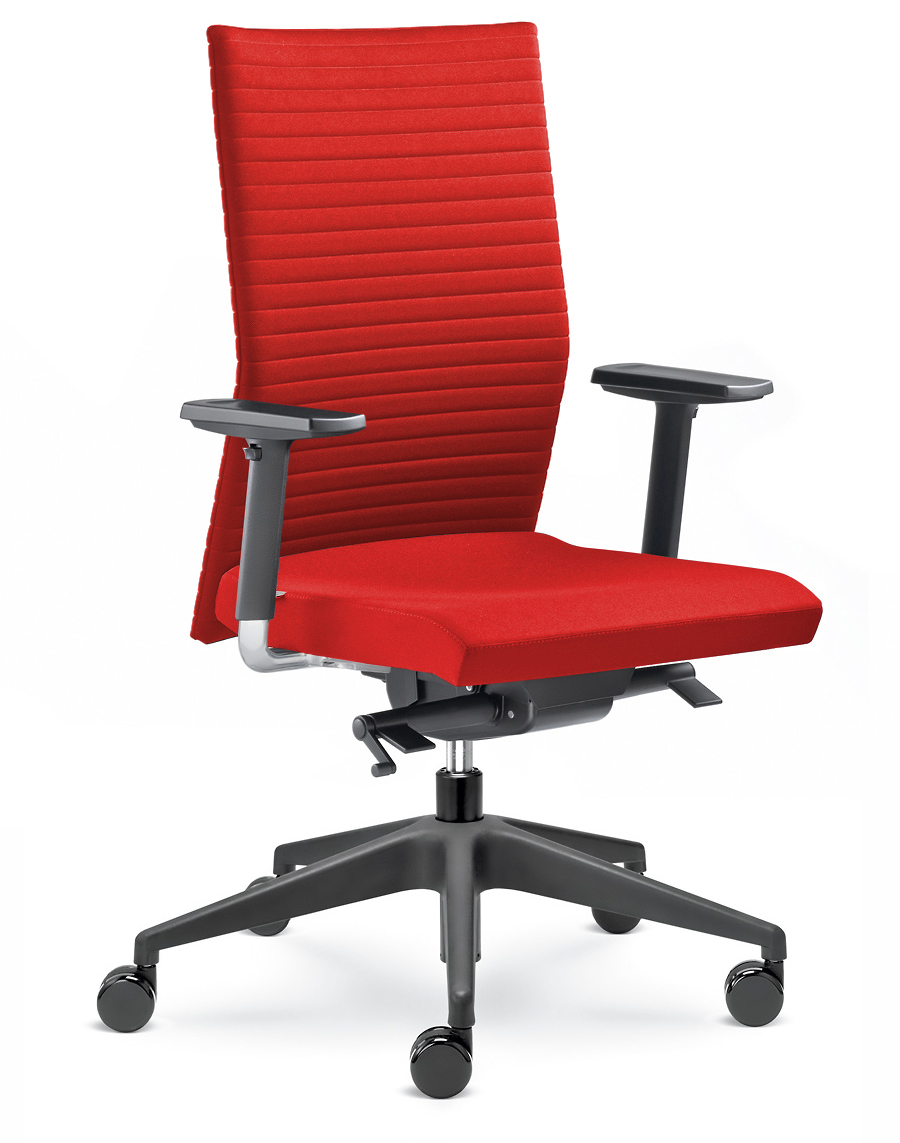 Kancelářská židle Element 430-SYS  - červená/červená