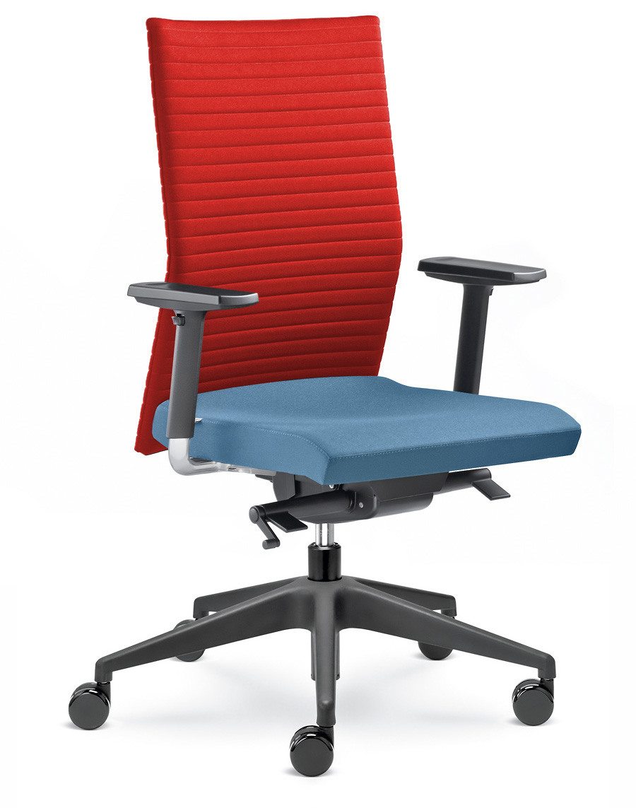 Kancelářská židle Element 430-SYS  - červená/modrá