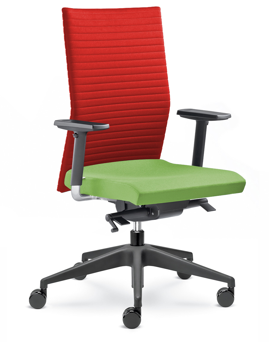 Kancelářská židle Element 430-SYS  - červená/zelená
