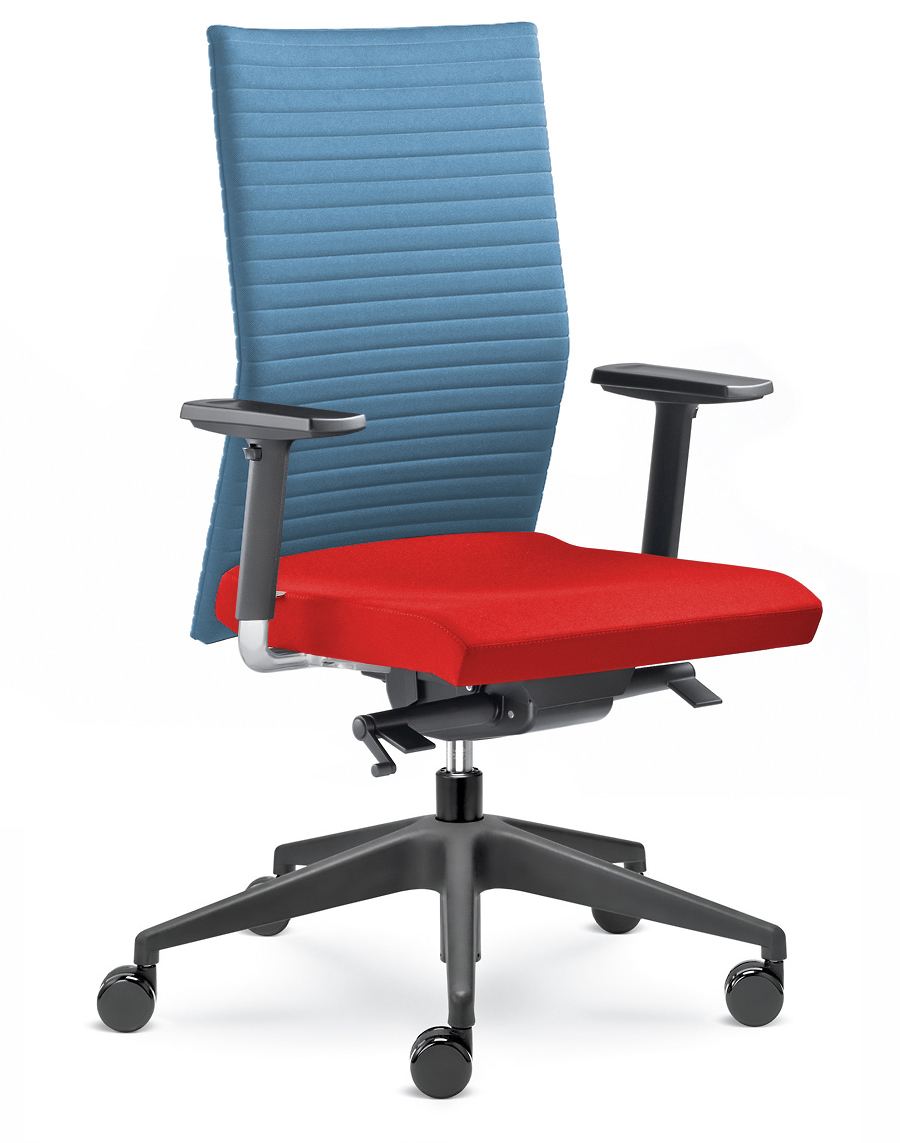 Kancelářská židle Element 430-SYS  - modrá/červená