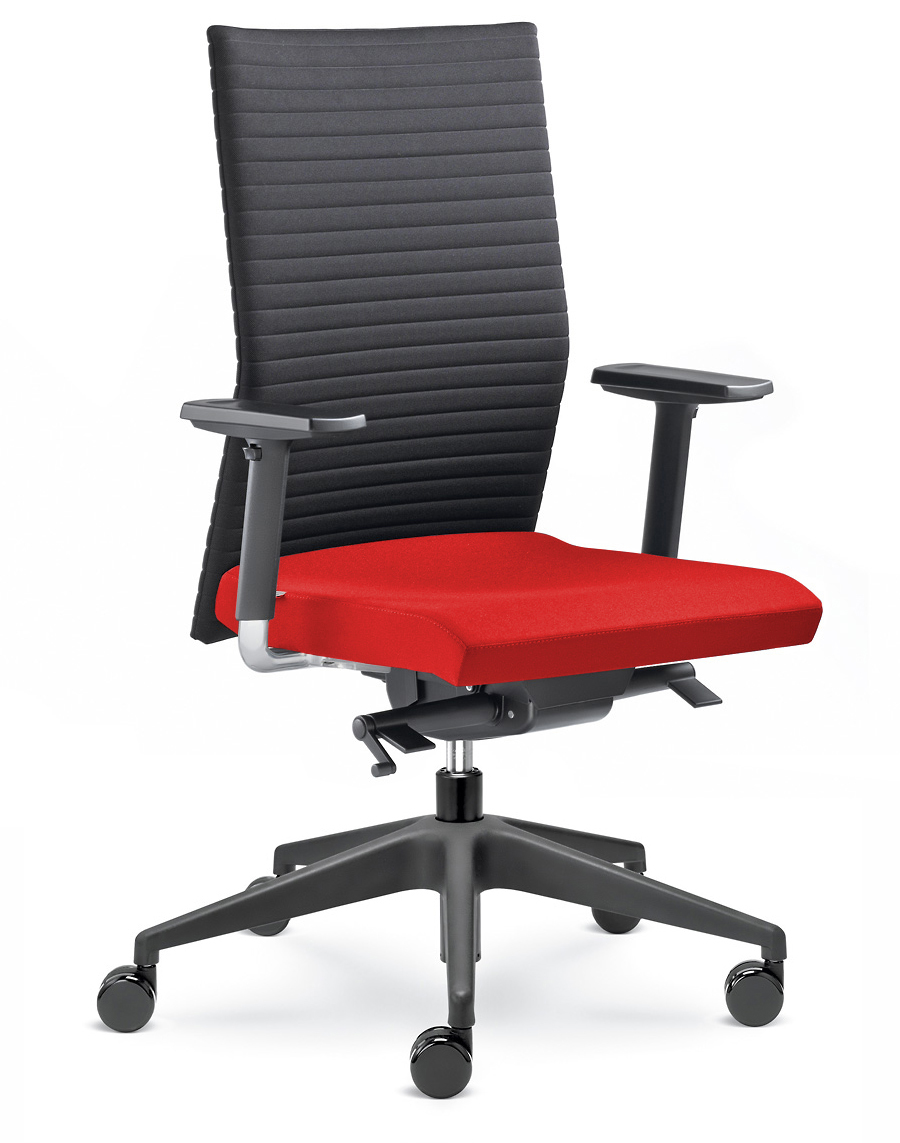 Kancelářská židle Element 430-SYS  - černá/červená