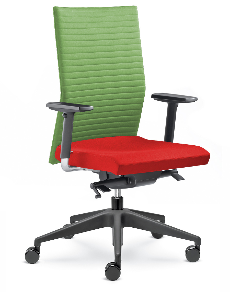 Kancelářská židle Element 430-SYS  - zelená/červená