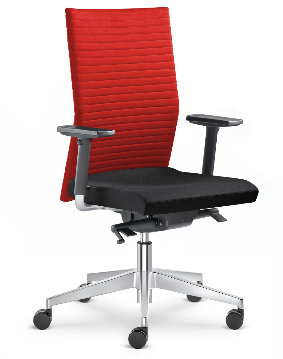 Kancelářská židle Element 430-SYS-F40-N6  - červená/černá