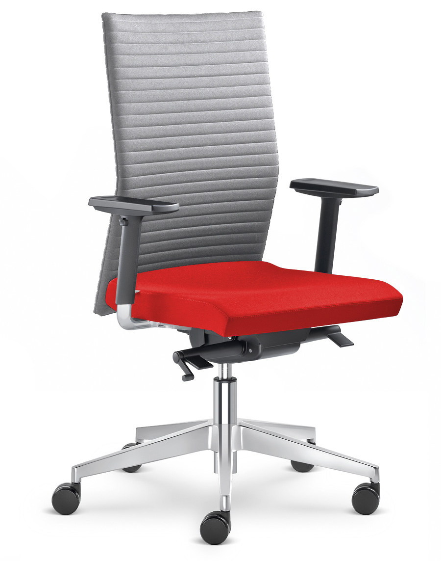 Kancelářská židle Element 430-SYS-F40-N6  - šedá/červená