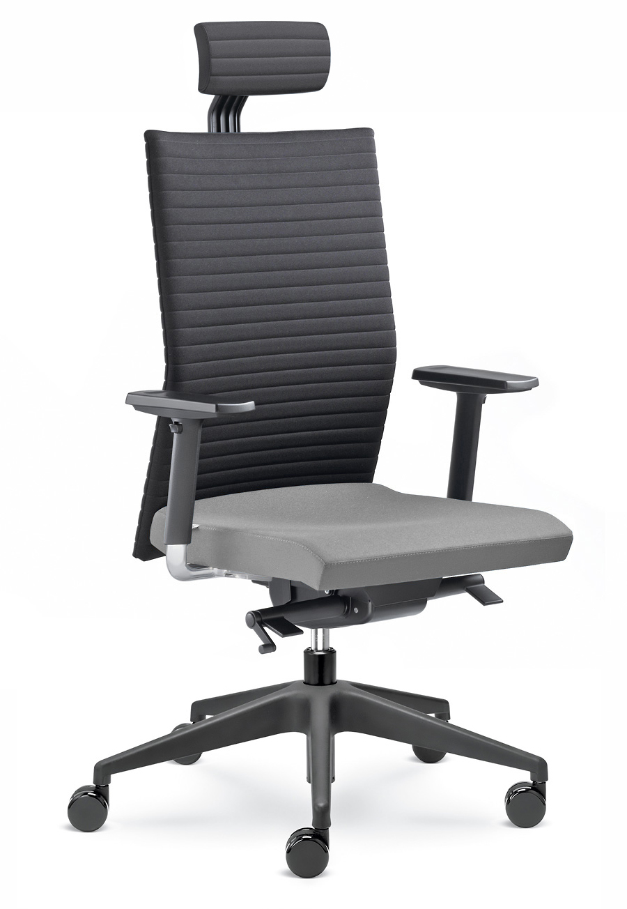 Kancelářská židle Element 435-SYS  - černá/šedá