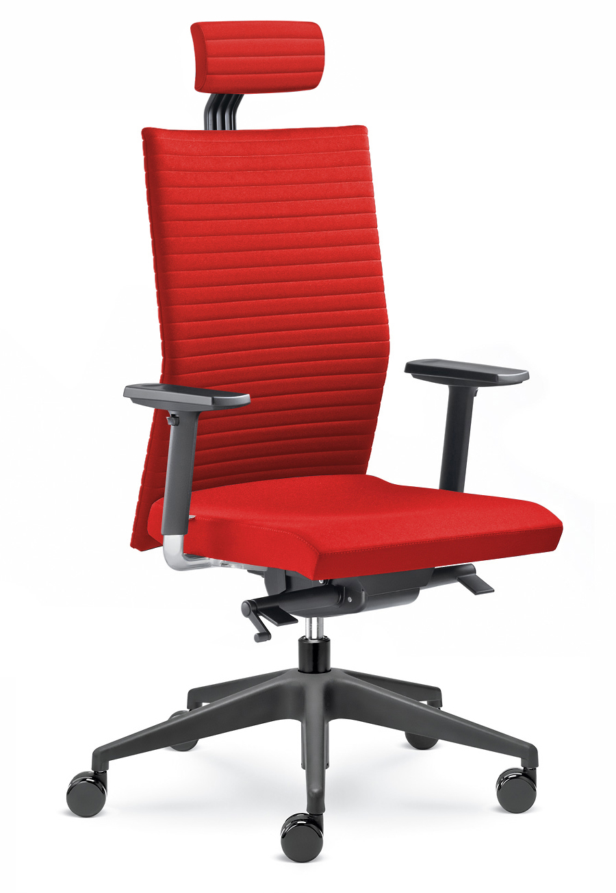 Kancelářská židle Element 435-SYS - červená/červená
