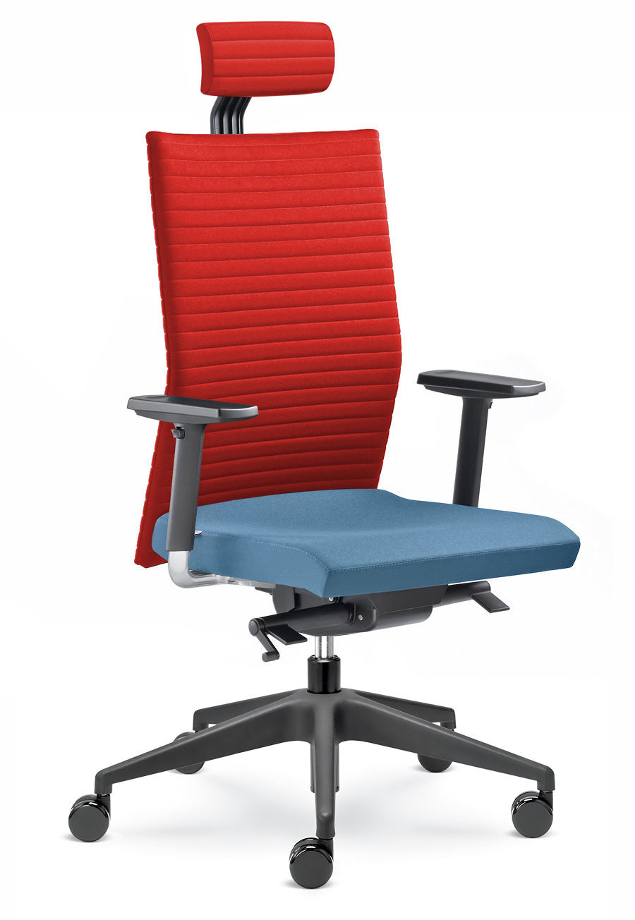 Kancelářská židle Element 435-SYS  - červená/modrá