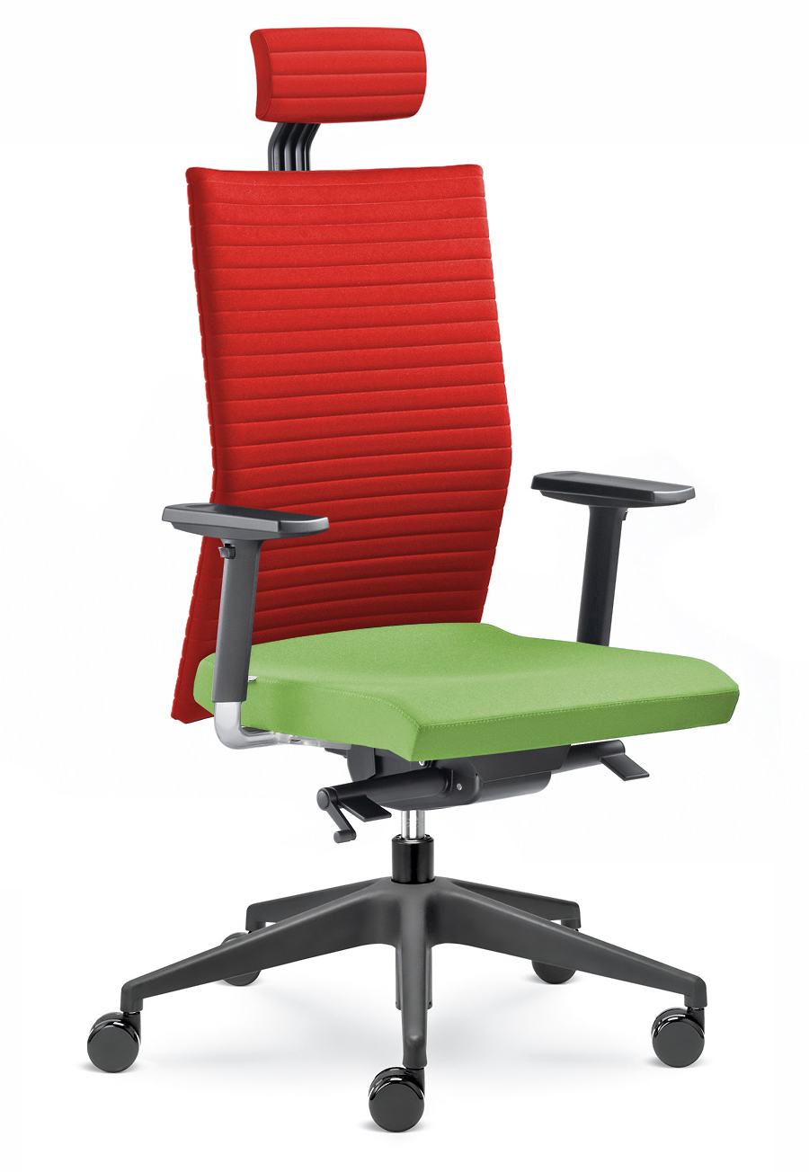 Kancelářská židle Element 435-SYS  - červená/zelená