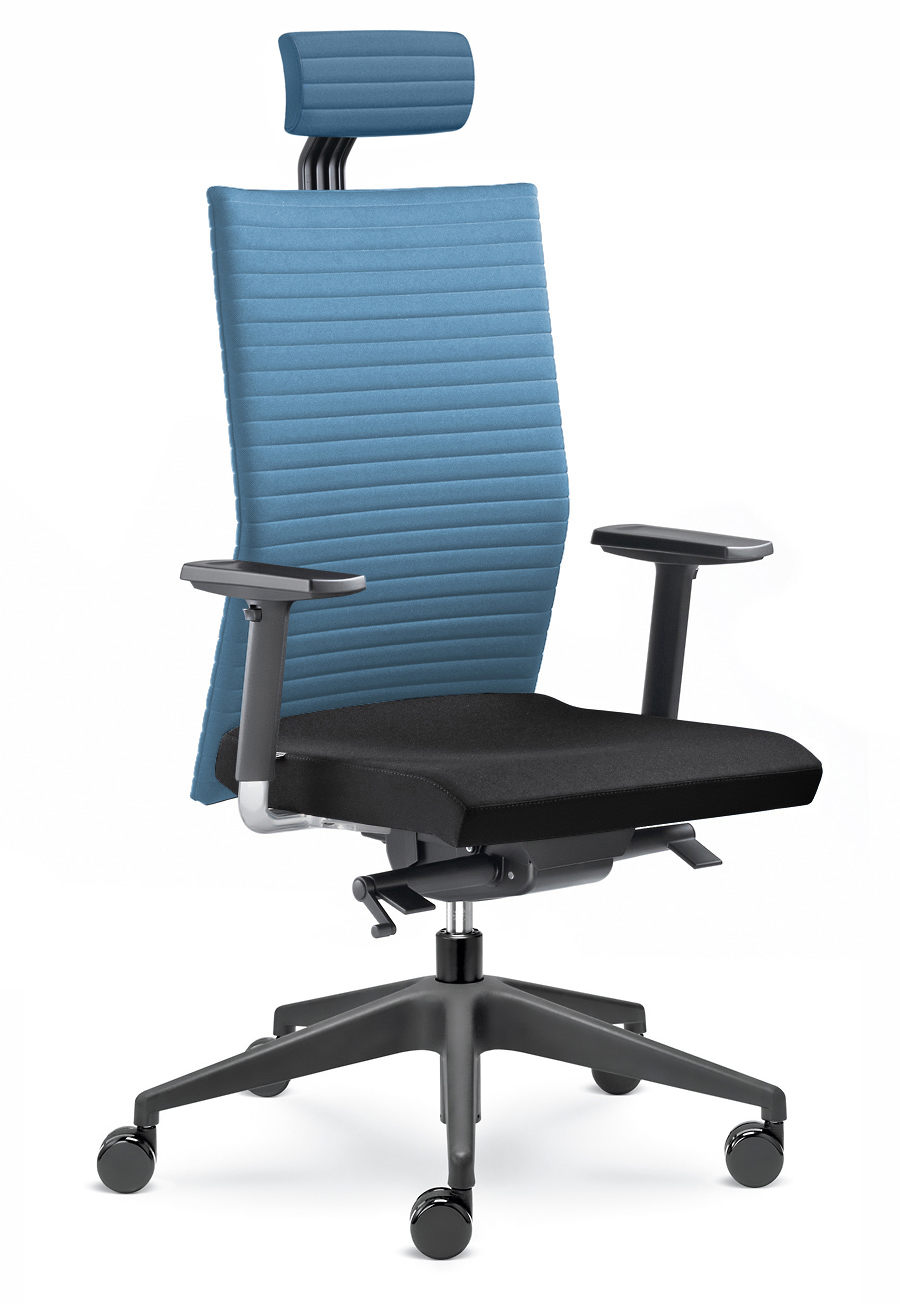 Kancelářská židle Element 435-SYS  - modrá/černá