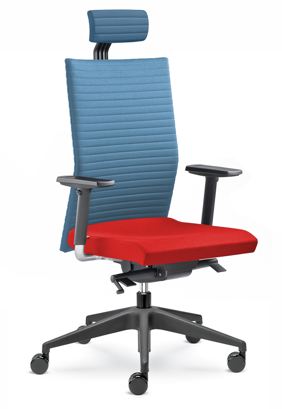 Kancelářská židle Element 435-SYS  - modrá/červená