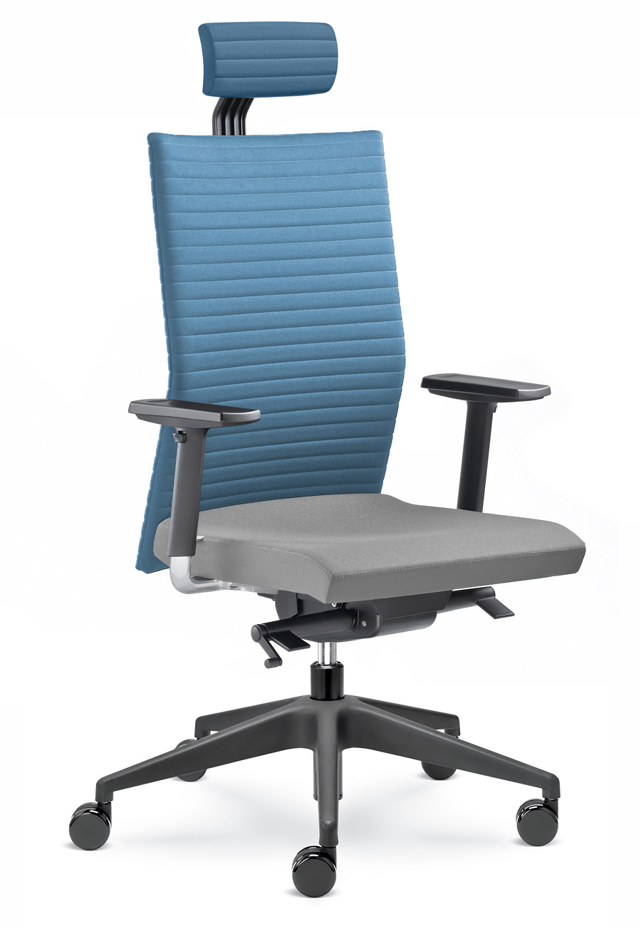 Kancelářská židle Element 435-SYS  - modrá/šedá
