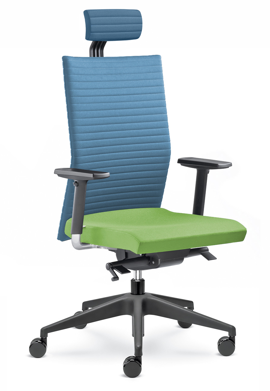Kancelářská židle Element 435-SYS  - modrá/zelená