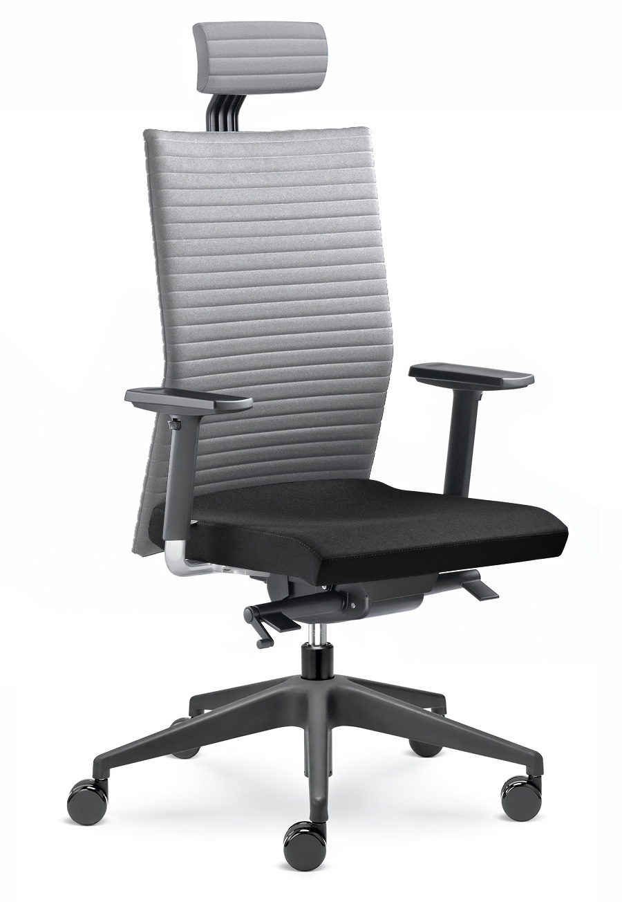 Kancelářská židle Element 435-SYS  - šedá/černá
