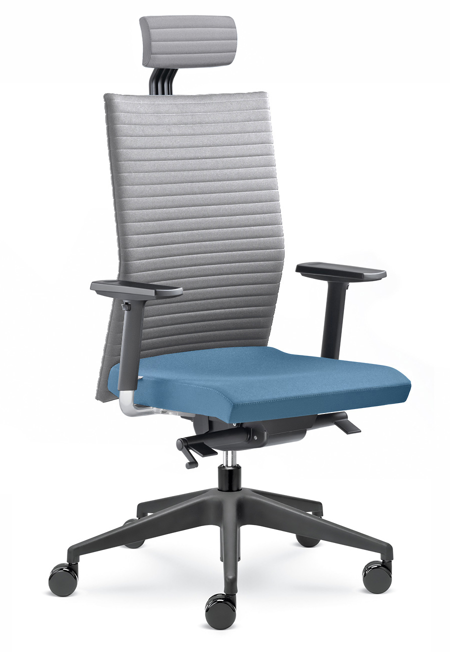 Kancelářská židle Element 435-SYS  - šedá/modrá