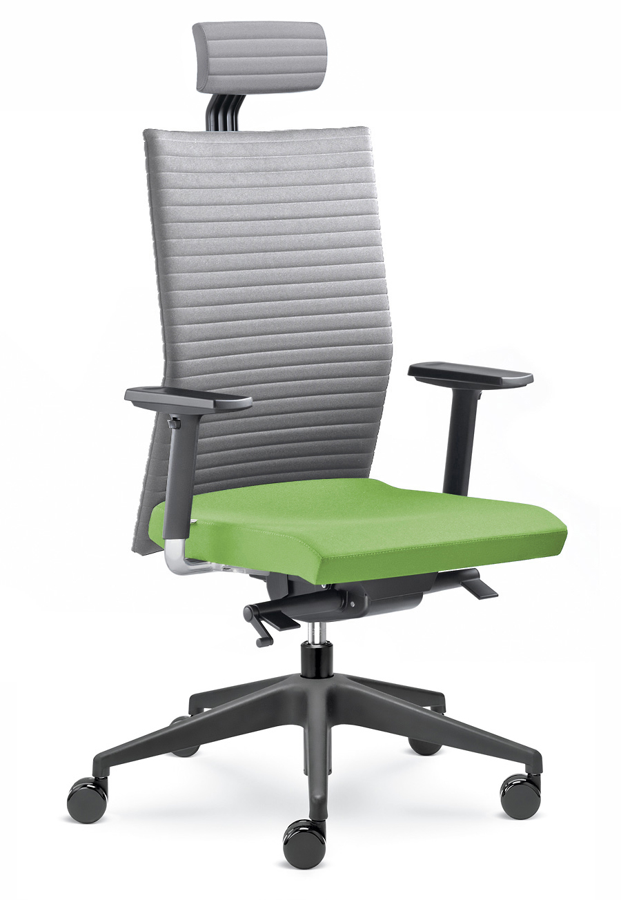 Kancelářská židle Element 435-SYS  - šedá/zelená