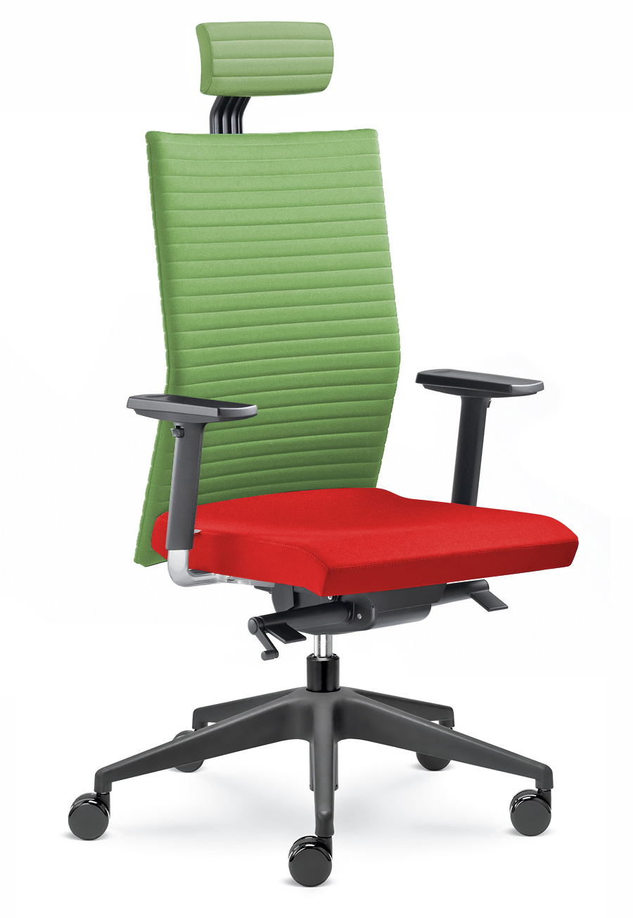 Kancelářská židle Element 435-SYS  - zelená/červená
