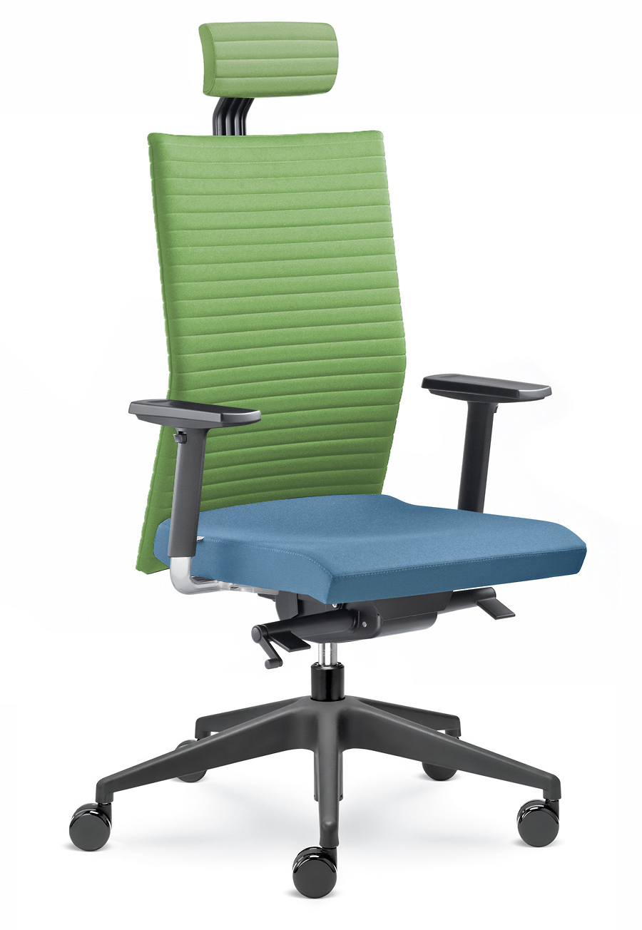 Kancelářská židle Element 435-SYS  - zelená/modrá