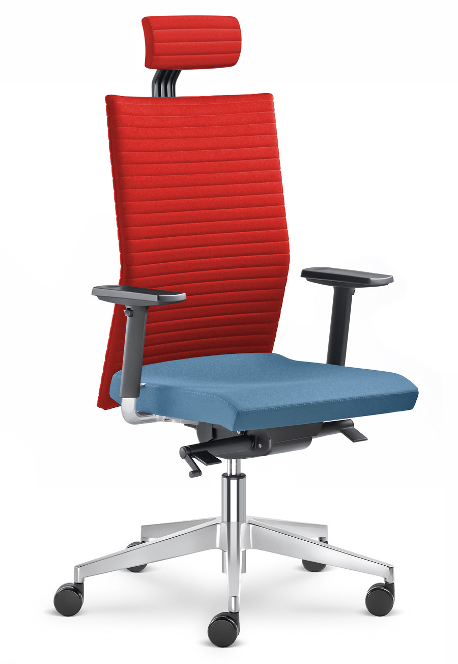 Kancelářská židle Element 435-SYS-F40-N6  - červená/modrá