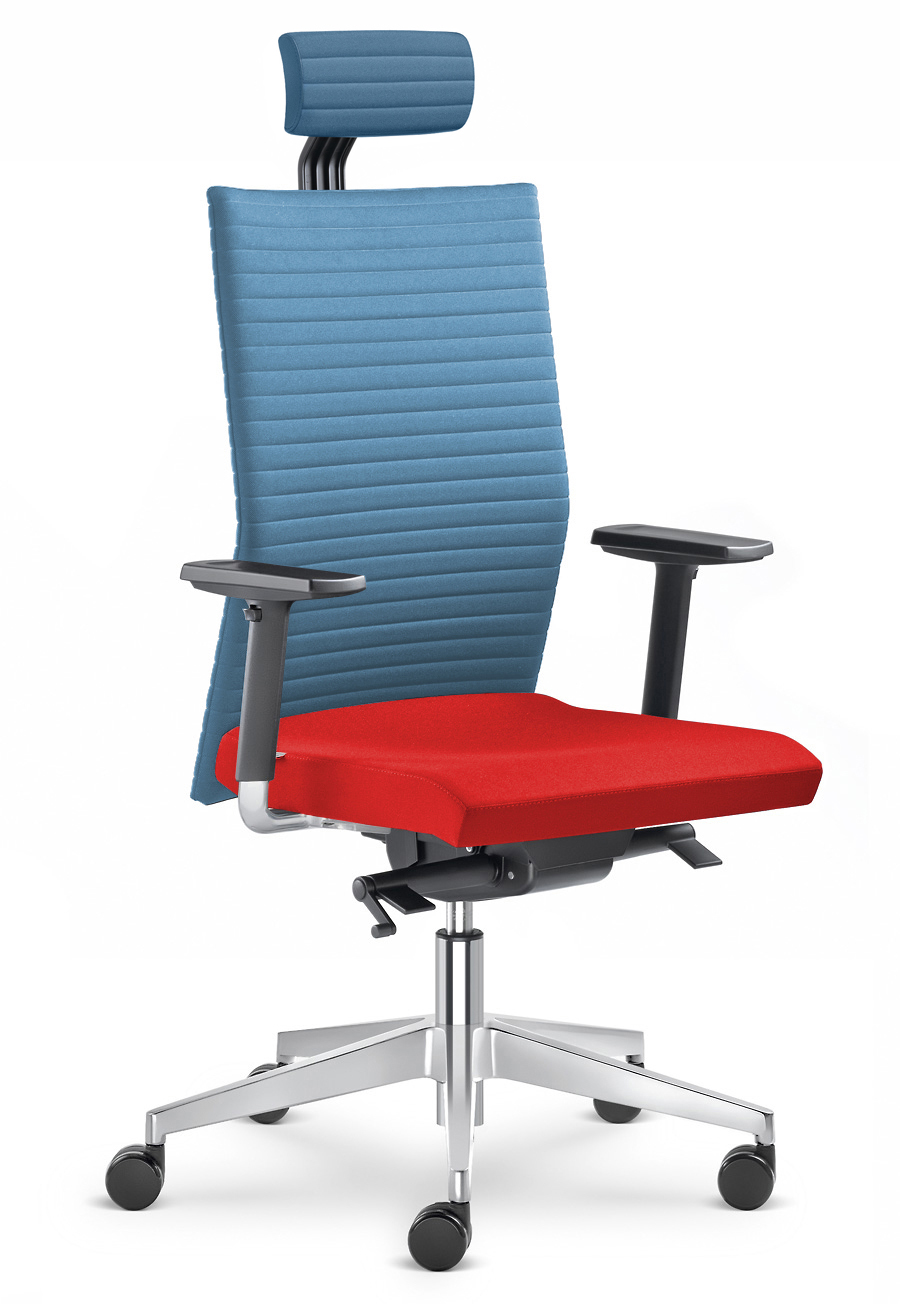 Kancelářská židle Element 435-SYS-F40-N6  - modrá/červená