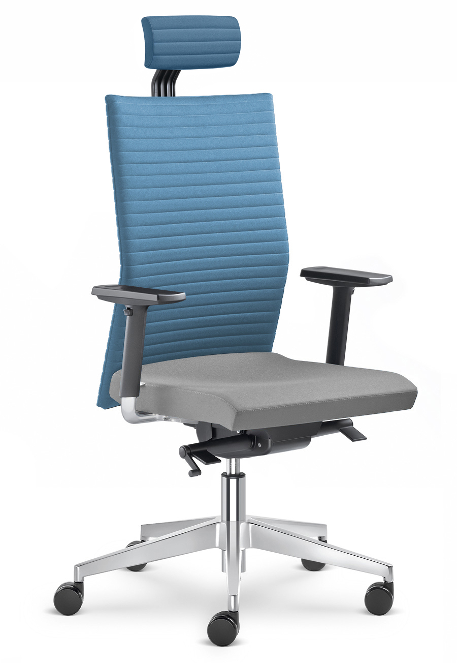 Kancelářská židle Element 435-SYS-F40-N6  - modrá/šedá