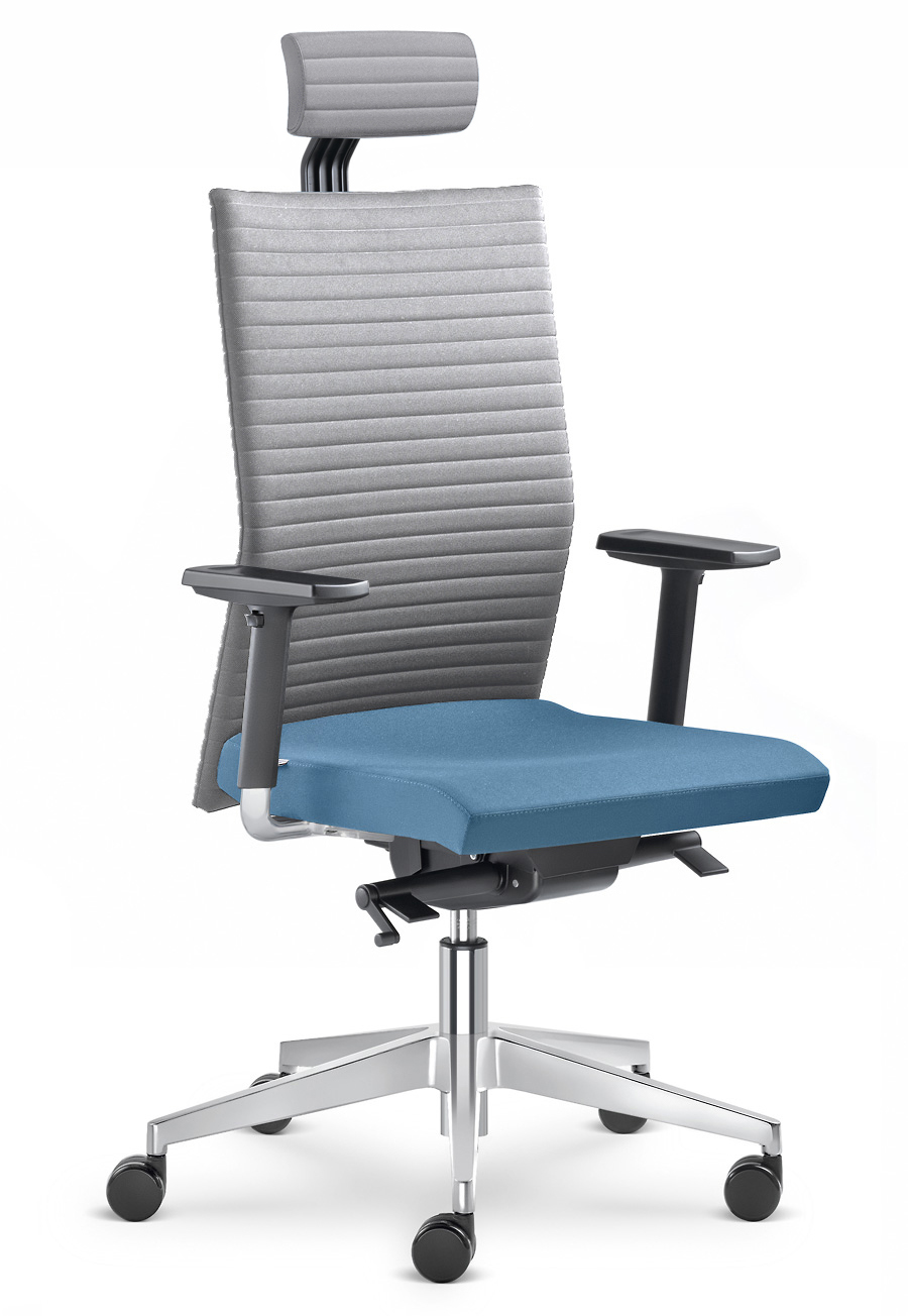Kancelářská židle Element 435-SYS-F40-N6  - šedá/modrá
