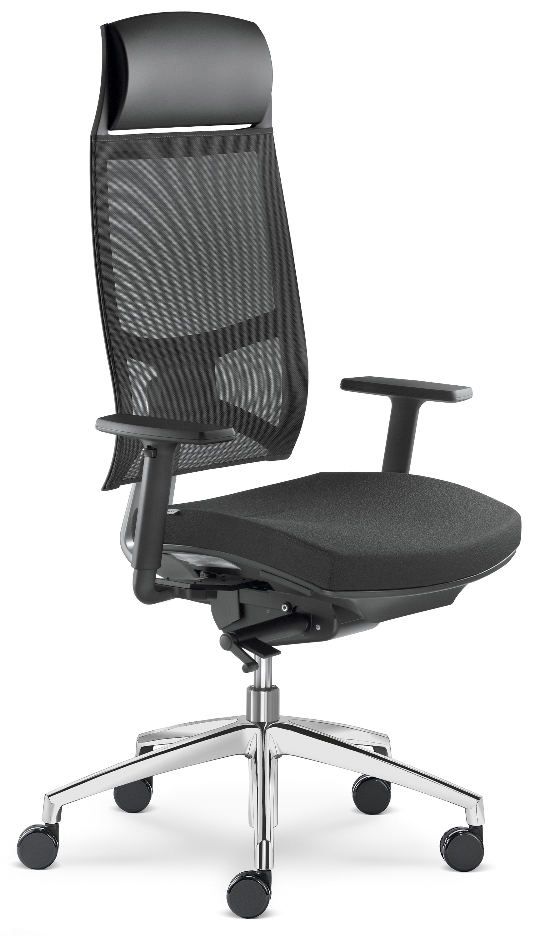 Kancelářšká židle Storm 550-N2-SYS-F50-N6  - koženka modrá