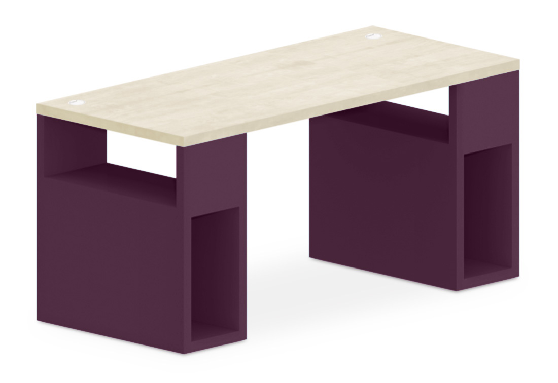 Stůl s úložnými podnožemi 160x70cm - Viola